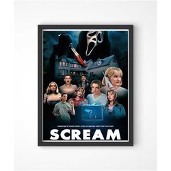 scream vi movie poster print reproduction - a5,
