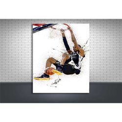 victor wembanyama poster, san antonio spurs, gallery canvas