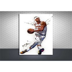 josh hart poster, ny knicks, gallery canvas wrap,