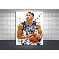jordan poole poster, golden state warriors, gallery canvas