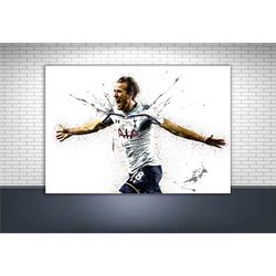 harry kane poster, gallery canvas wrap, man cave,