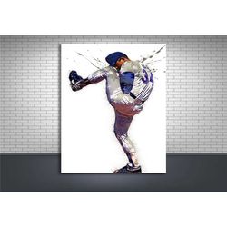 nolan ryan poster, texas rangers, gallery canvas wrap,