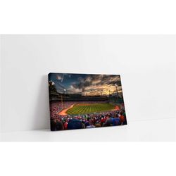 fenway park canvas print | stadium poster |