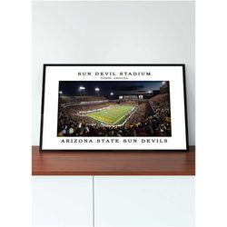 sun devil stadium canvas poster | sun devil