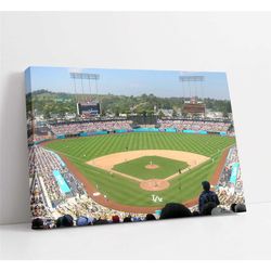 dodger stadium poster wall art | stadium canvas