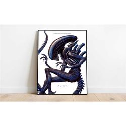 alien poster / alien movie poster / vintage