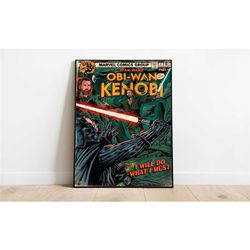 obi-wan kenobi / obi-wan kenobi poster / minimalist