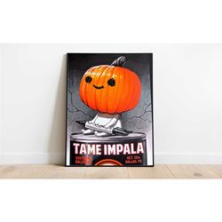 tame impala poster / vintage colorful paint /