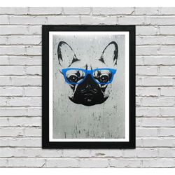 french bulldog wall art, french bulldog wall decor,