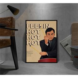 the office retro poster, kraft paper print, movie