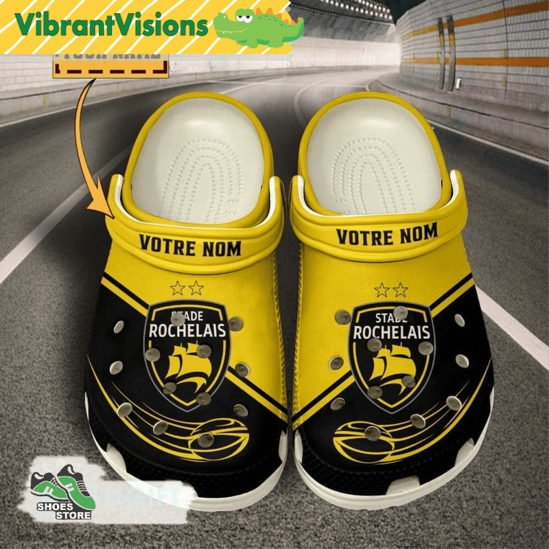 Personalized Stade Rochelais Crocs Stade Rochelais Merch 0