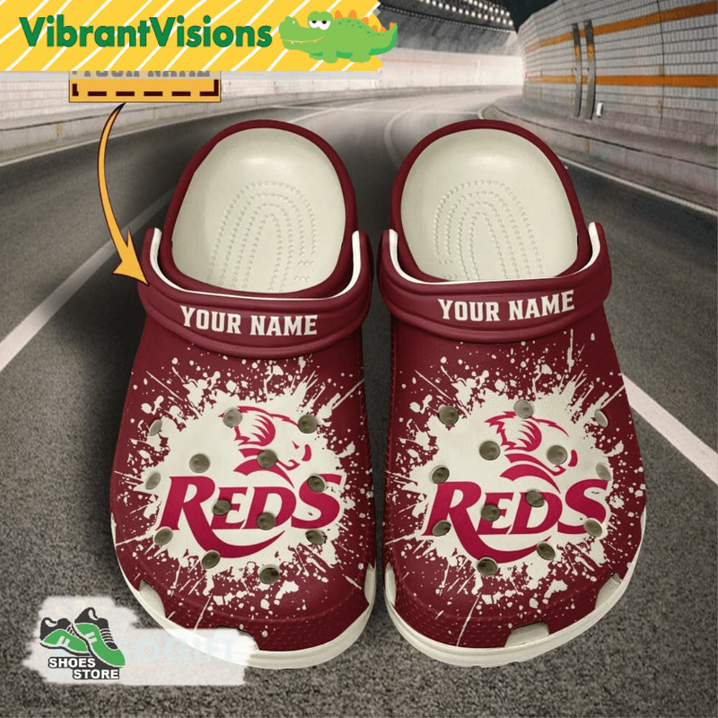 Personalized Queensland Reds Crocs Queensland Reds Merch 0