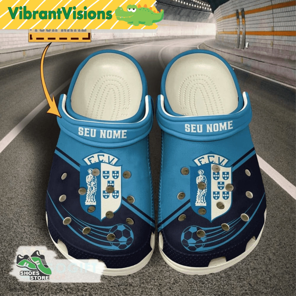 Personalized Futebol Clube De Vizela Crocs Futebol Clube De Vizela Merch 0