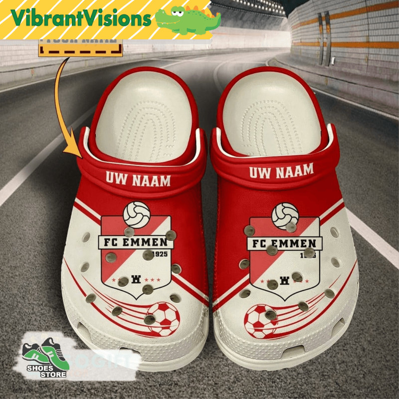 Personalized FC Emmen Crocs FC Emmen Merch 0
