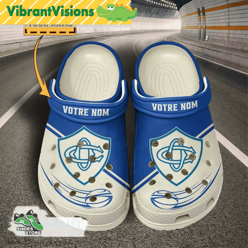 Personalized Castres Olympique Crocs Castres Olympique Merch 0