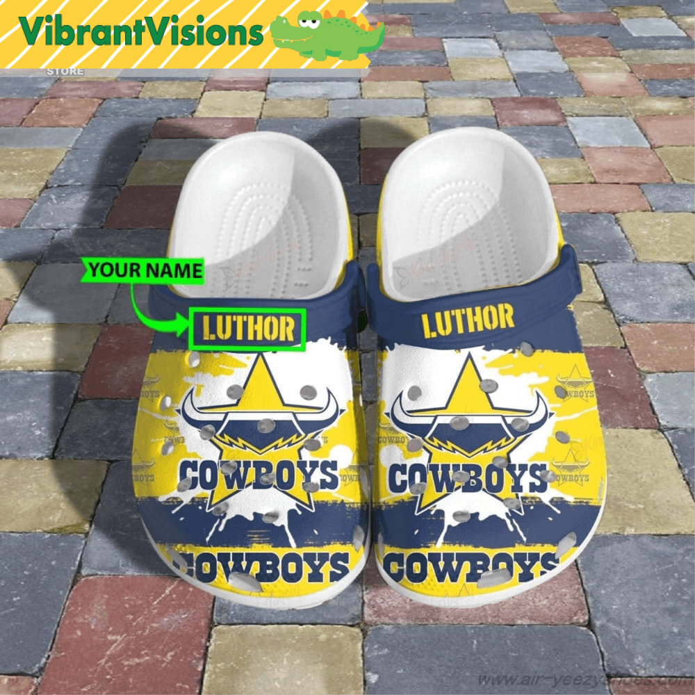 North Queensland Cowboyss Crocs NRL Shoes Gift For Fan 0