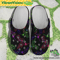 Neon Floral Hummingbird Muddies Unisex Crocs Shoes 0