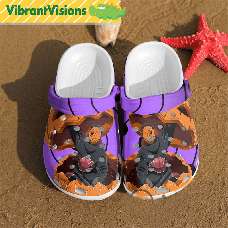 Naruto Uchiha Obito Anime Style Crocs Clog Shoes 0