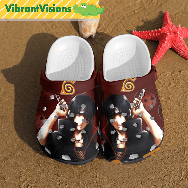 Naruto Uchiha Itachi Anime Style Crocs Clog Shoes 0
