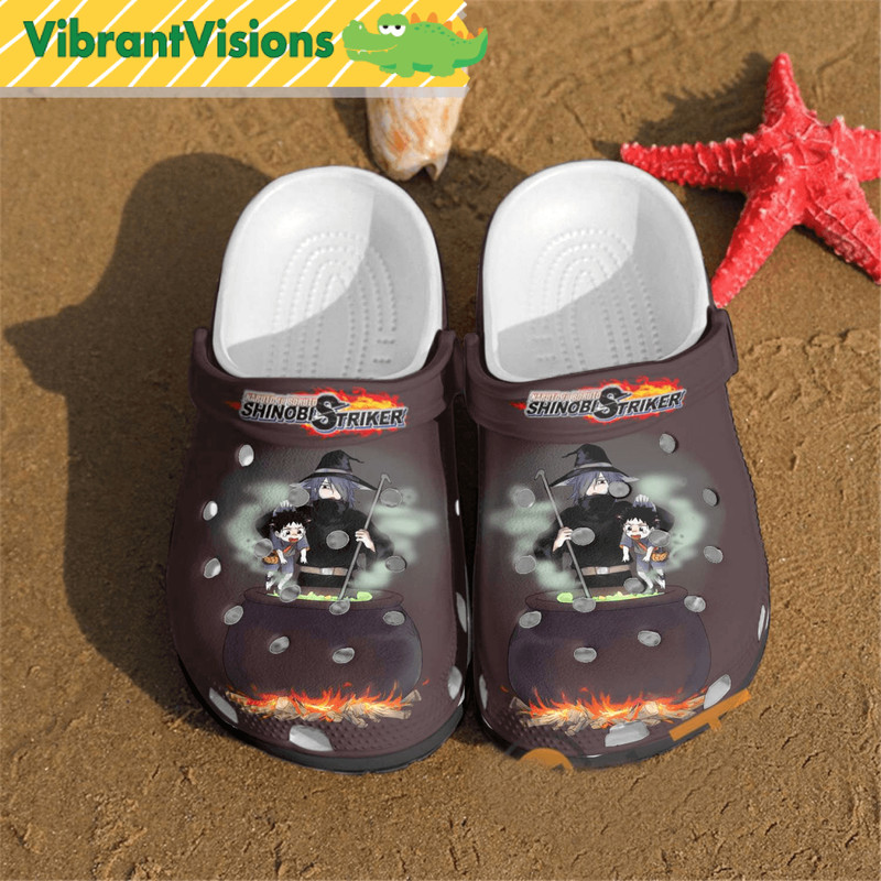 Naruto To Boruto Shinobi Striker Logo Style Crocs Clog Shoes 0