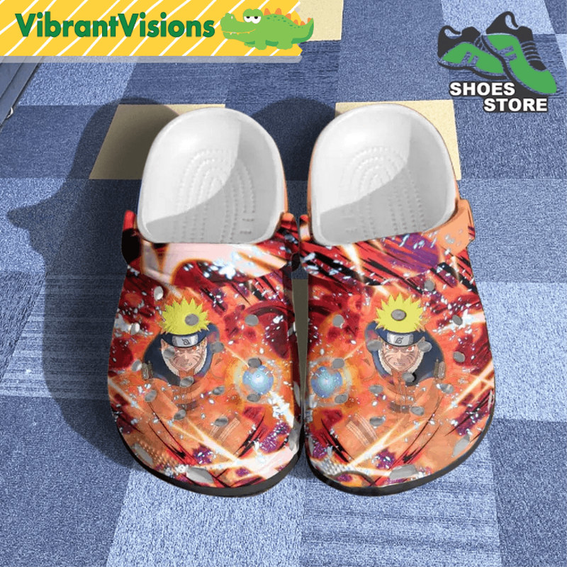 Naruto Ragengan Anime Adults Crocs Shoes 0
