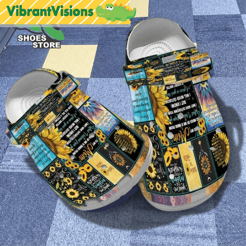 Mom Sunflower You Are The Best Mom Mothers Day Crocs Shoes 0