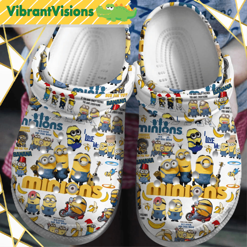 Minions Cartoon Crocs Shoes 0