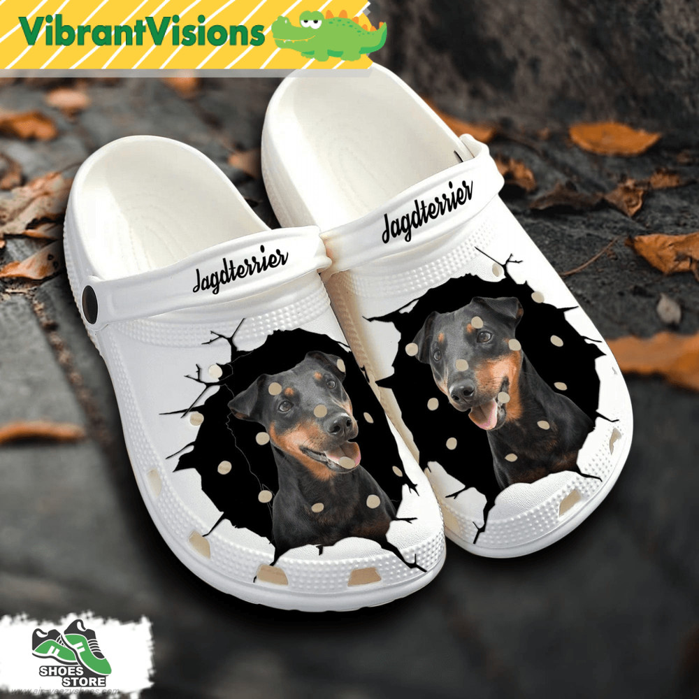 Jagdterrier Custom Name Crocs Shoes Love Dog Crocs 0
