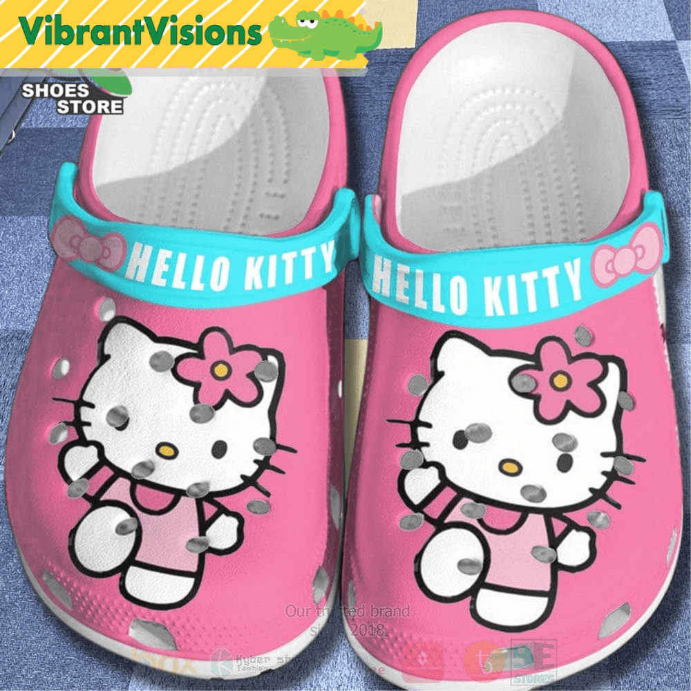 Hello Kitty Pink Crocs Shoes 0