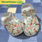 Floral Boxer Slippers Flowers Boxer Pattern Printed Dog Mom Gift Crocs Shoes 0