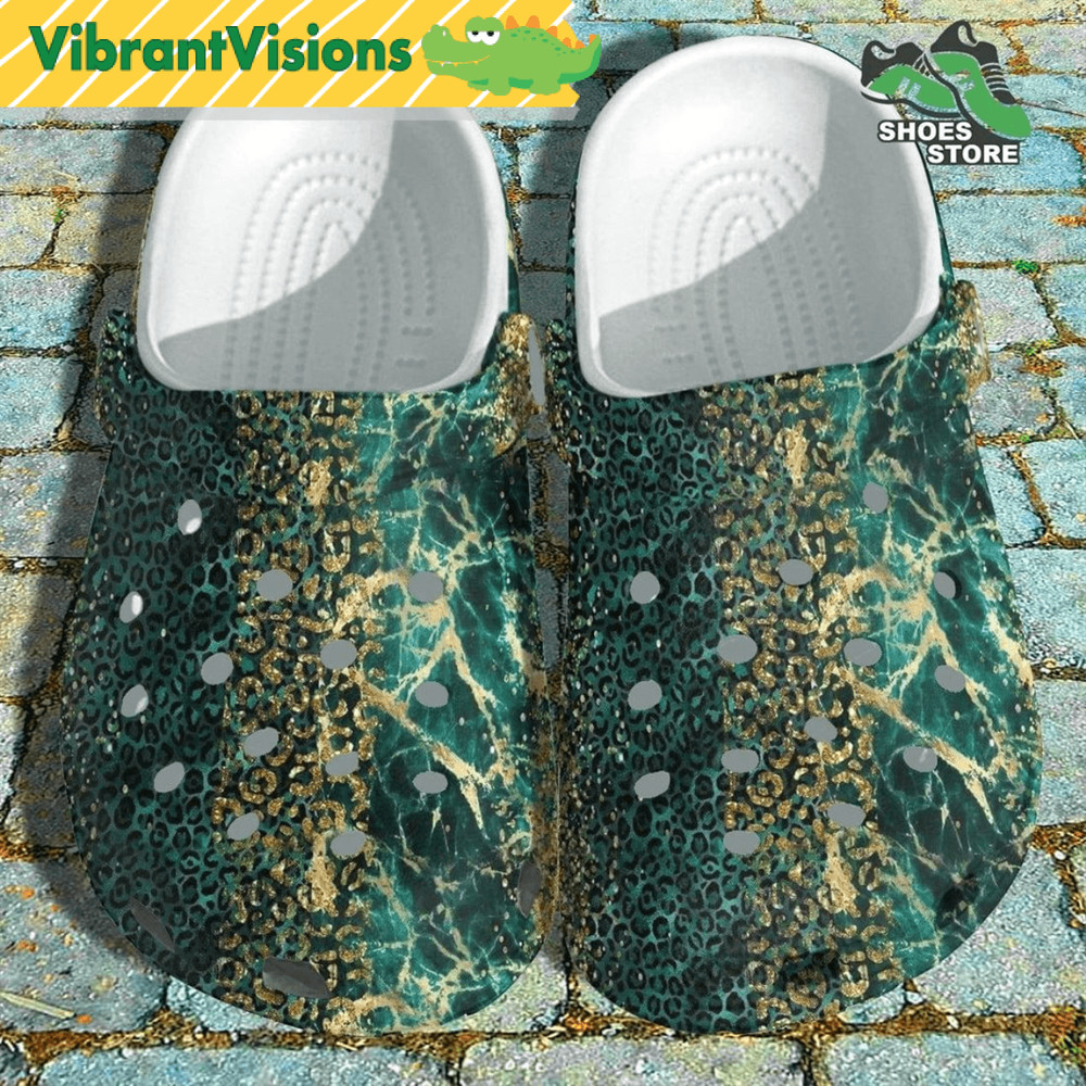 Deep Sea Leopard Vibes Thanksgiving Crocs Shoes Forest Cheetah Ocean Crocs Shoes 0