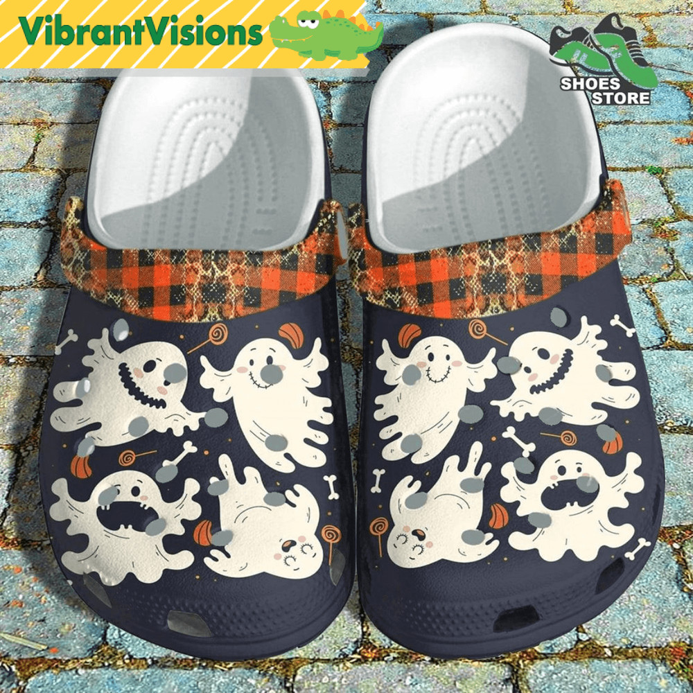 Cute Boo Ghost Dream Crocs Shoes Clogs Ghost Lover Crocs Shoes Halloween 0
