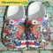 Butterfly Black Magic Girl 4th Of July Shoes Flowers Garden Butterflies America Flag Crocs 0