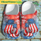 Boxing Fighter Breast Cancer Crocs America Flag Shoes USA Pugilism Soldiers Veterans 4th Of July Sh 0