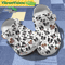 Border Collie Pattern Slippers Dog Mom Hibiscus Flowers Crocs Shoes 0
