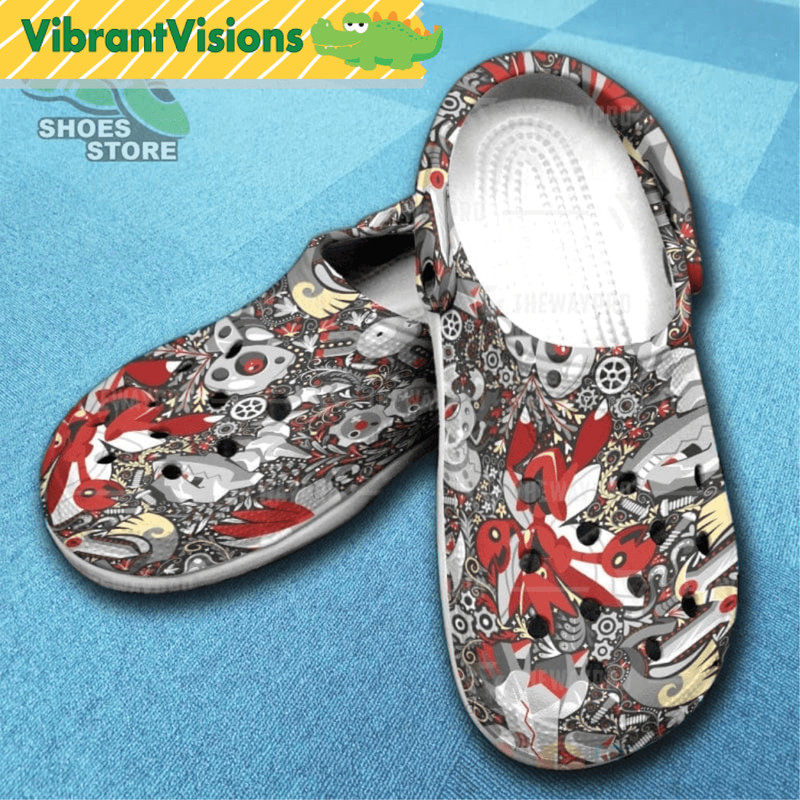 Anime Pokemon Steel Inspired Crocs Clog Shoes 0