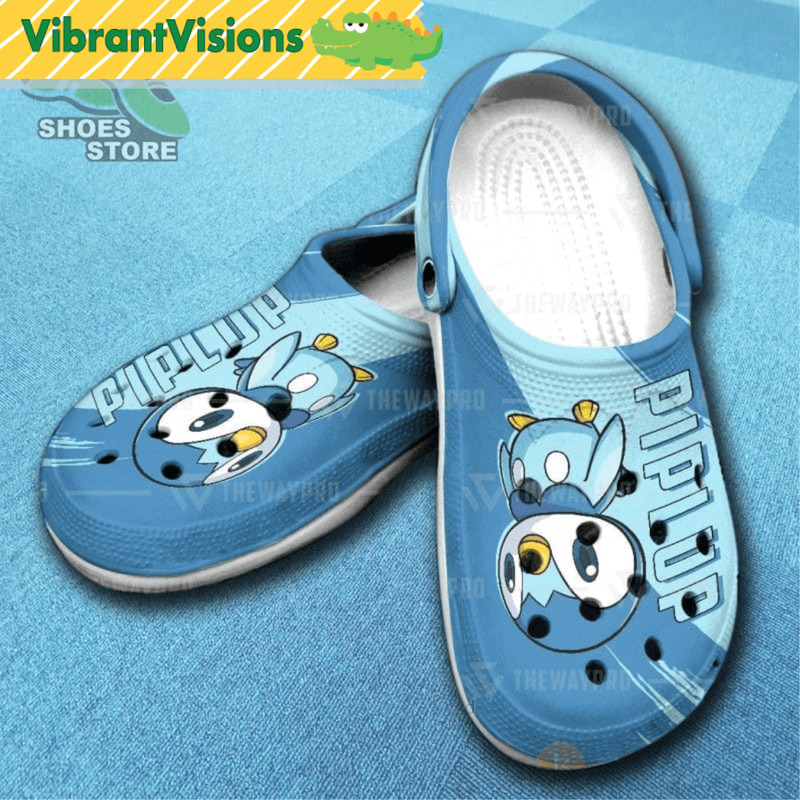 Anime Pokemon Piplup Inspired Crocs Shoes 1