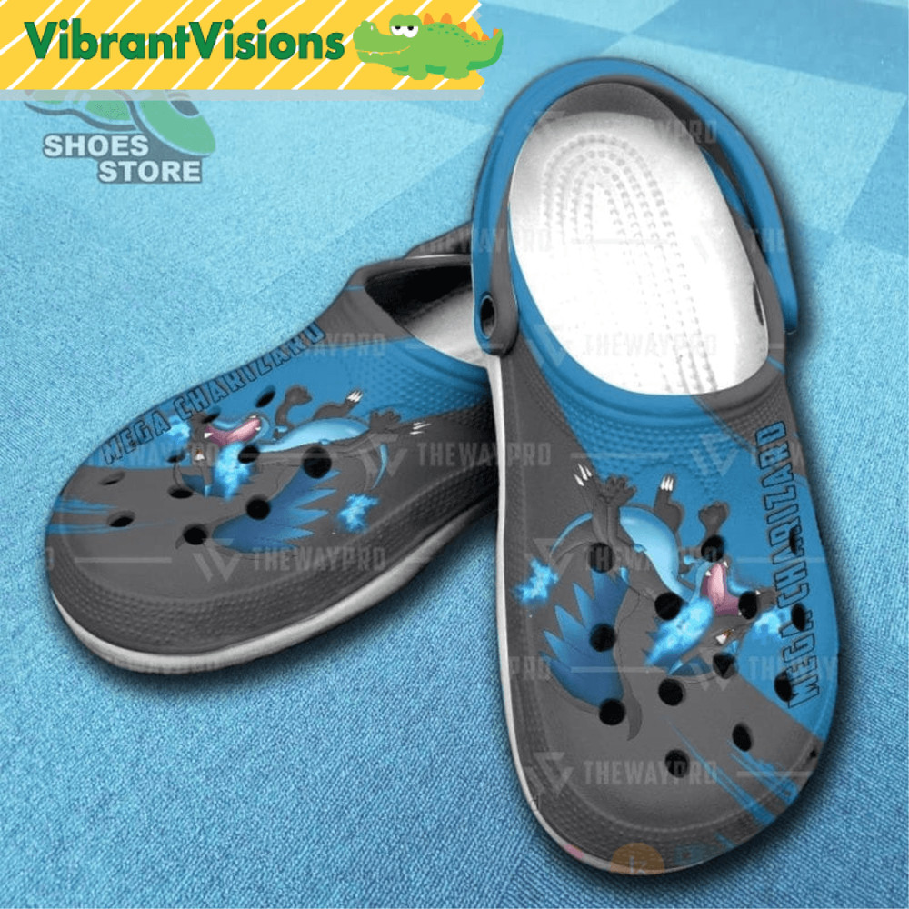 Anime Pokemon Mega Charizard Inspired Crocs Shoes 1