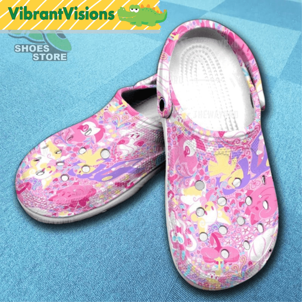 Anime Pokemon Fairy Inspired Crocs Clog Shoes 0