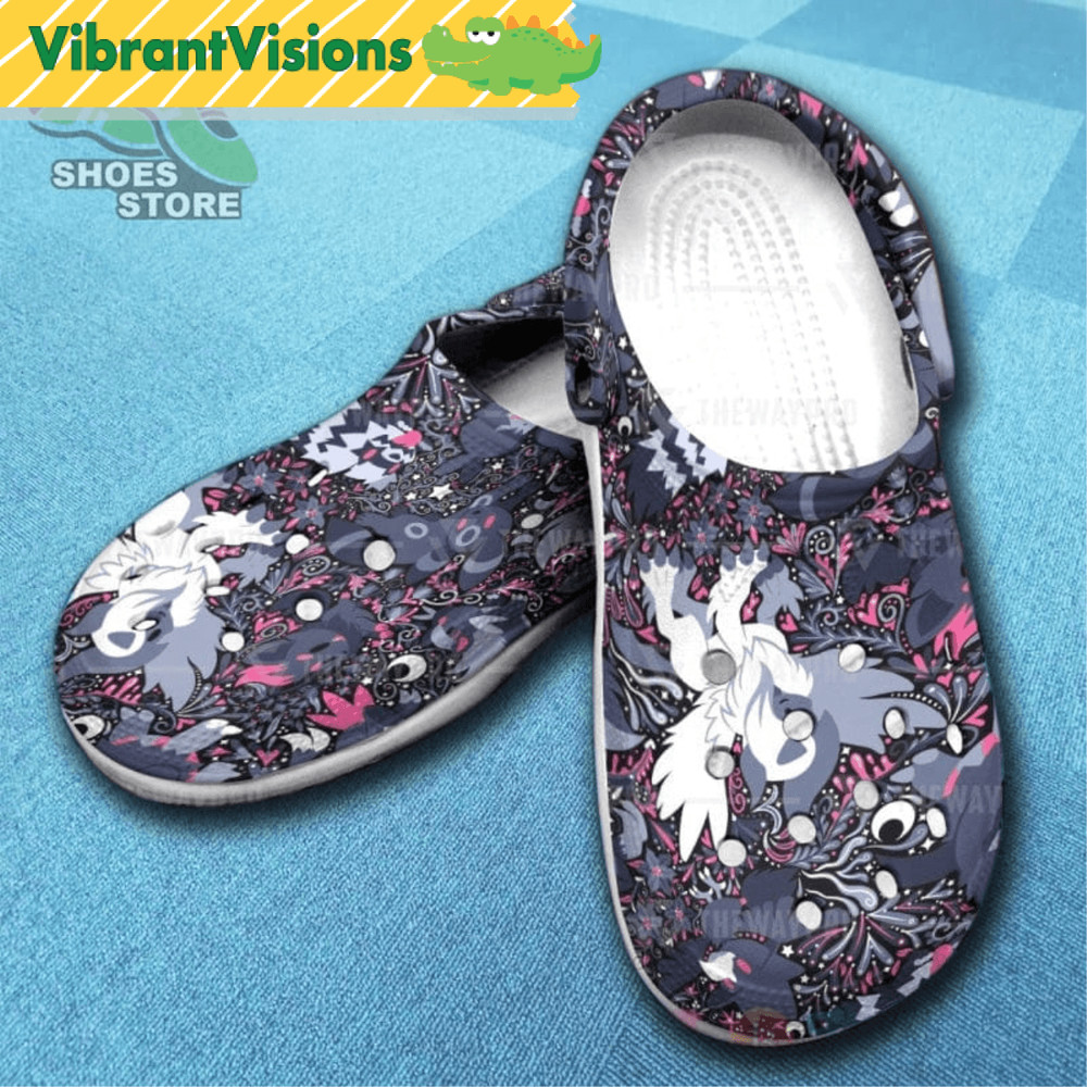 Anime Pokemon Dark Inspired Crocs Shoes 0