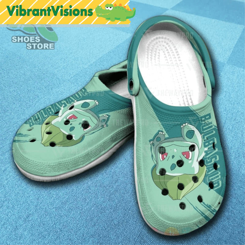 Anime Pokemon Bulbasaur Inspired Crocs Shoes 0