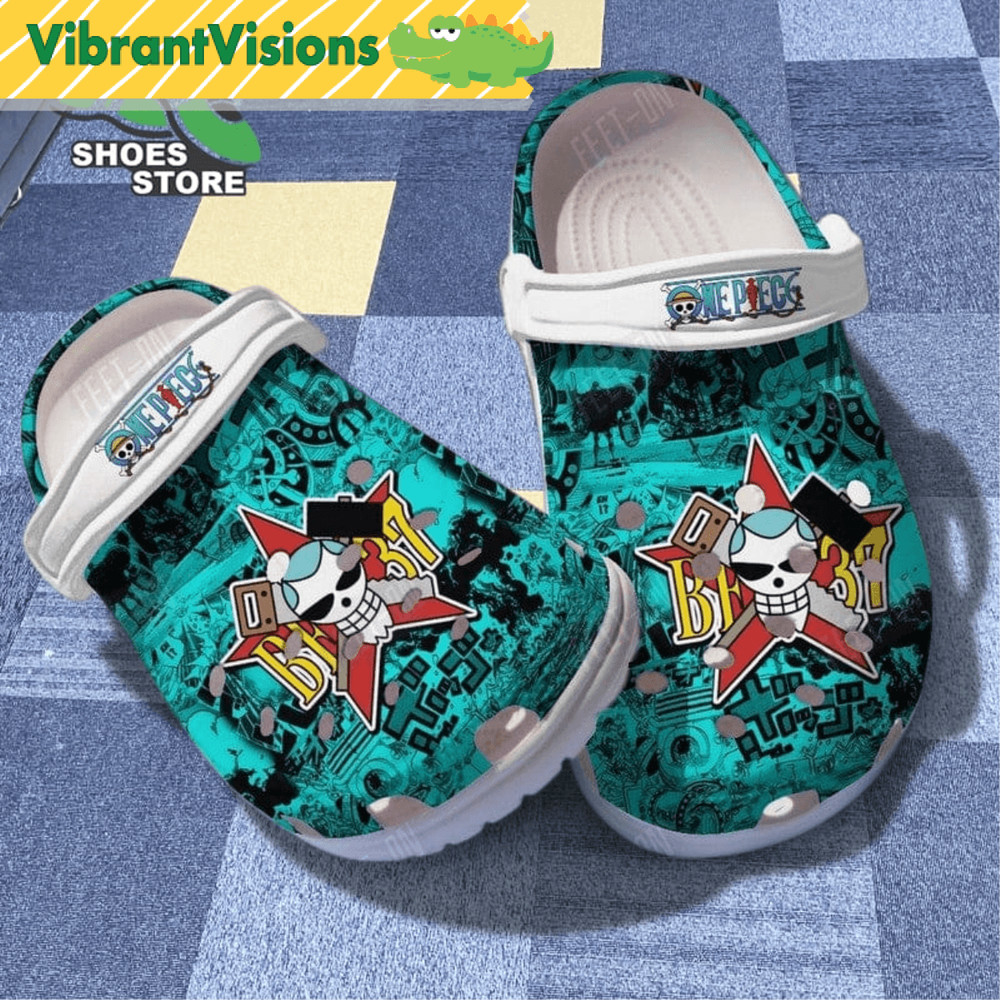 Anime One Piece Franky Bf 37 Icons Crocs Shoes 0