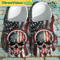 America Flag Skull Hunter Crocs Gift US Proud Veterans 4th Of July Crocs 0
