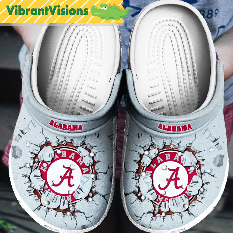Alabama Crimson Crocs Clog Shoes 0