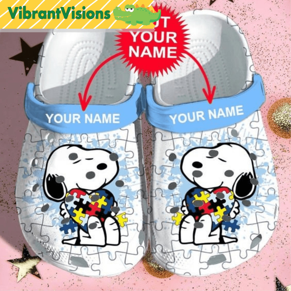Personalized Peanuts Snoopy Clog Shoes 0