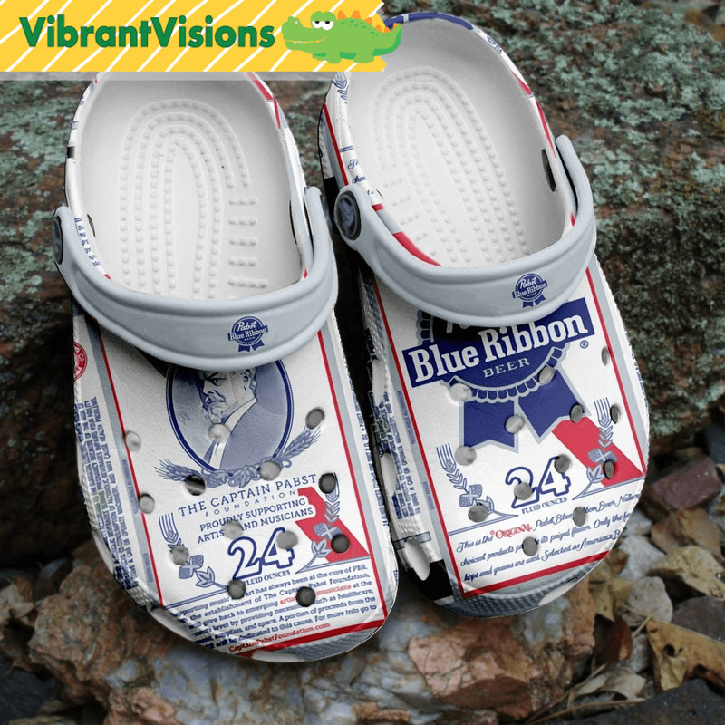 Pabst Blue Ribbon Beer Cool Clogs Shoes 0