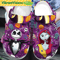 Jack Skellington And Sally Clog Shoes For Halloween 0