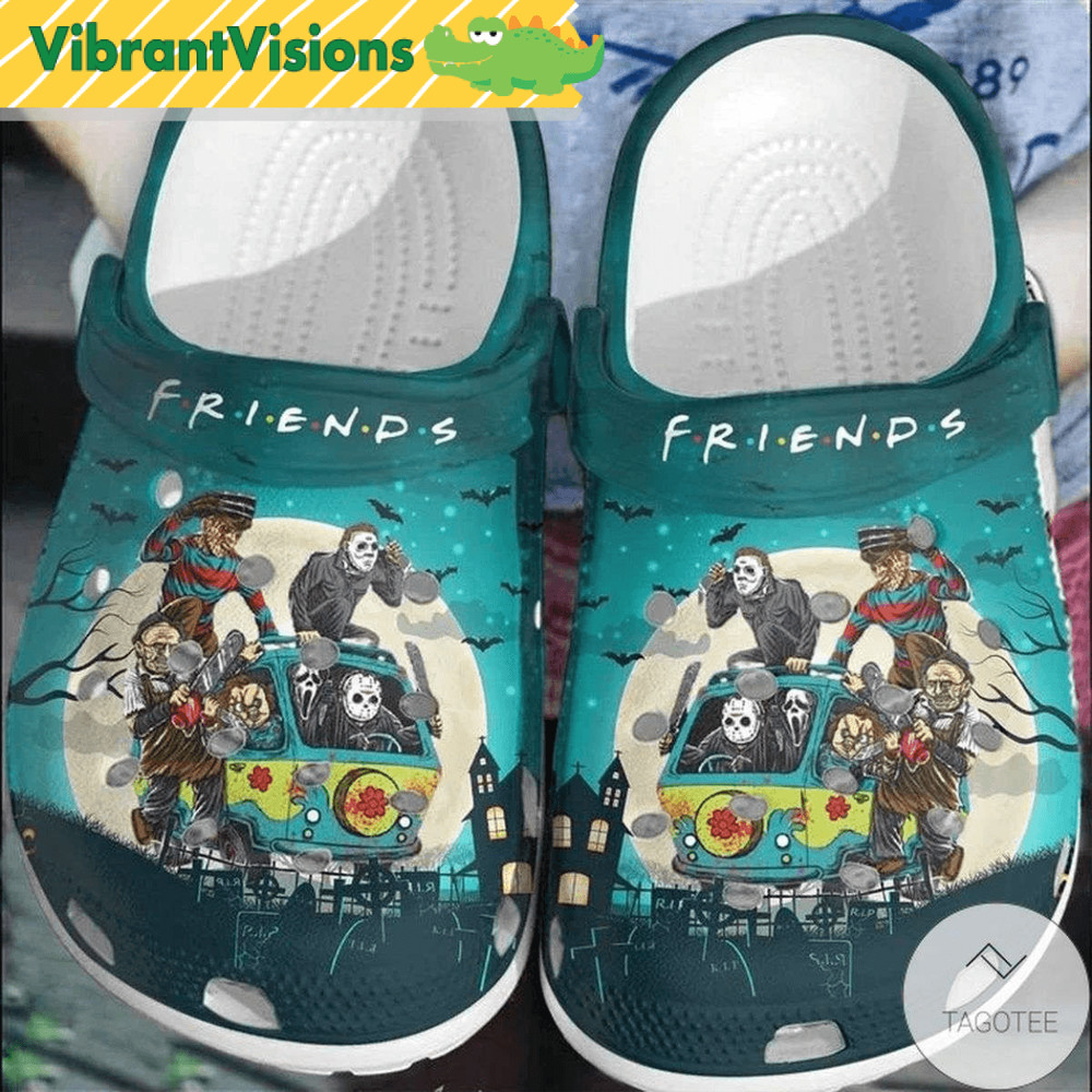 Horror Movies Character Friends Halloween Clogs Shoes 0