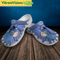 Eeyore Donkey Blue Flowers Patterns Disney Graphic Cartoon Unisex Clogs 0
