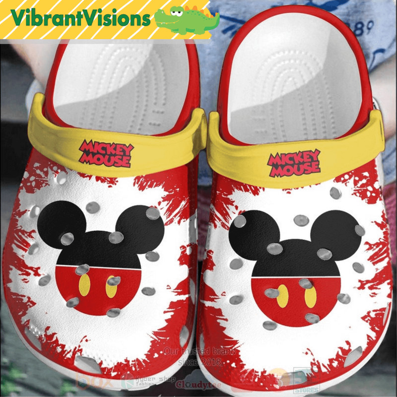 Disney Mickey Mouse Head Clogs Shoes For Trip 0